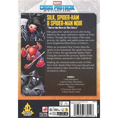 Marvel-Silk-Spider-Ham-Spider-Man-Noir-x3-Figurines
