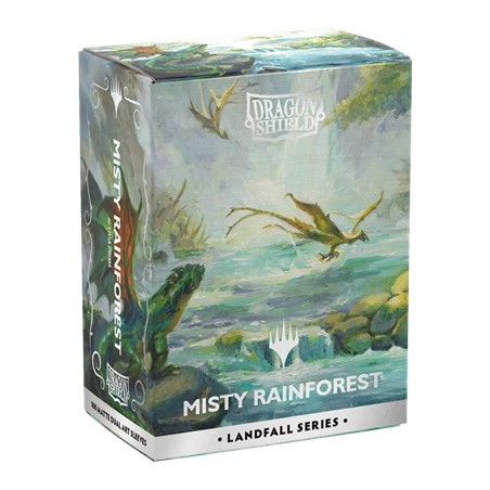 Pochettes-Dragon-Shield-Misty-Rainforest-Art