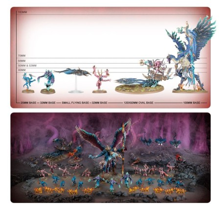Disciples-of-Tzeentch-Battleforce-Cavalcade-de-Feu-Maudit-x40-Figurines