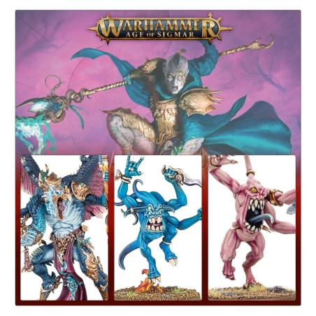 Disciples-of-Tzeentch-Battleforce-Cavalcade-de-Feu-Maudit-x40-Figurines