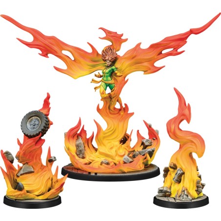 Marvel-Phoenix-Phoenix-Unleashed-X4-Figurines